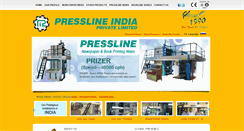 Desktop Screenshot of presslineindia.com